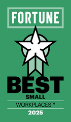 Fortune Best Small Workplaces 2025 badge